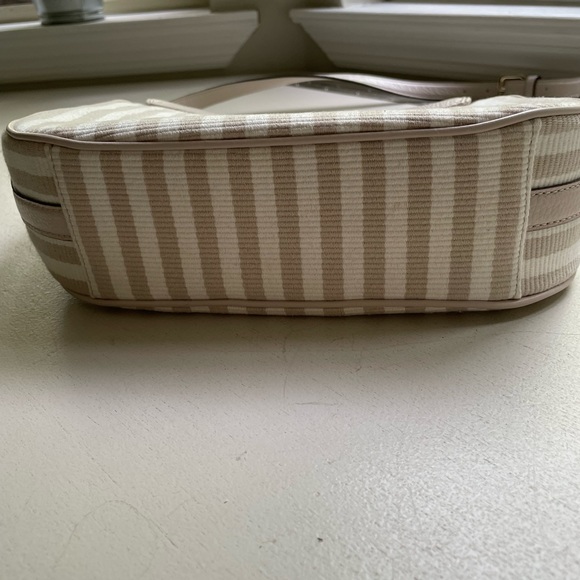 Kate Spade Handbag light Beige W/Beige Stripes Leather - Picture 6 of 16